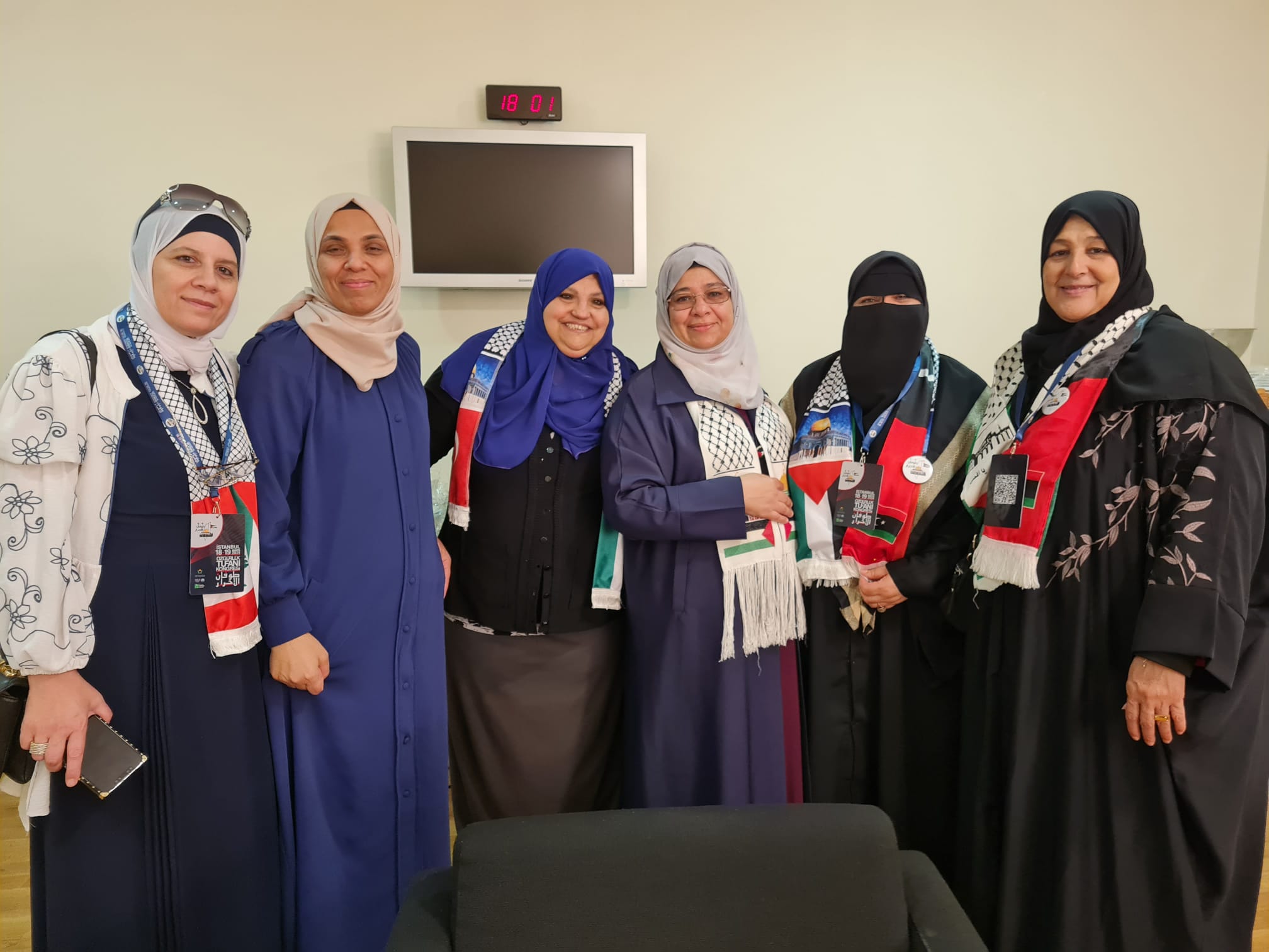 لقاء ائتلاف المرأة العالمي لنصرة القدس وفلسطين وفد من ليبيا